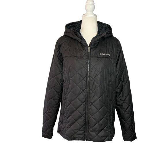 Columbia Copper Crest quilted black jacket- XL - Picture 2 of 10